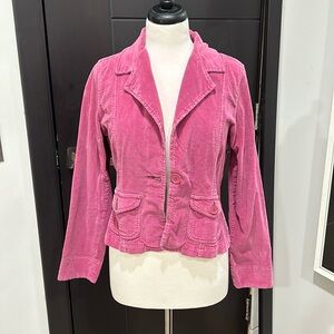 Pink blazer. Fits like small.